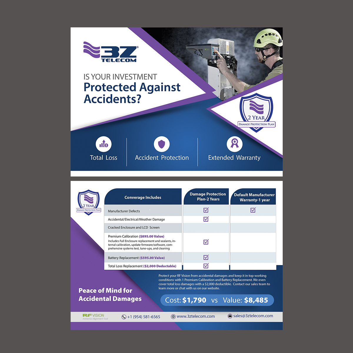 Design de Flyer par creative.bugs pour 3Z Telecom | Design #18319071