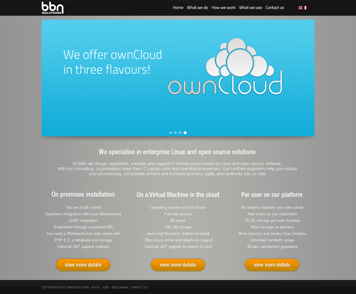 Web-Design von FOX für BBN Solutions | Design #2836894