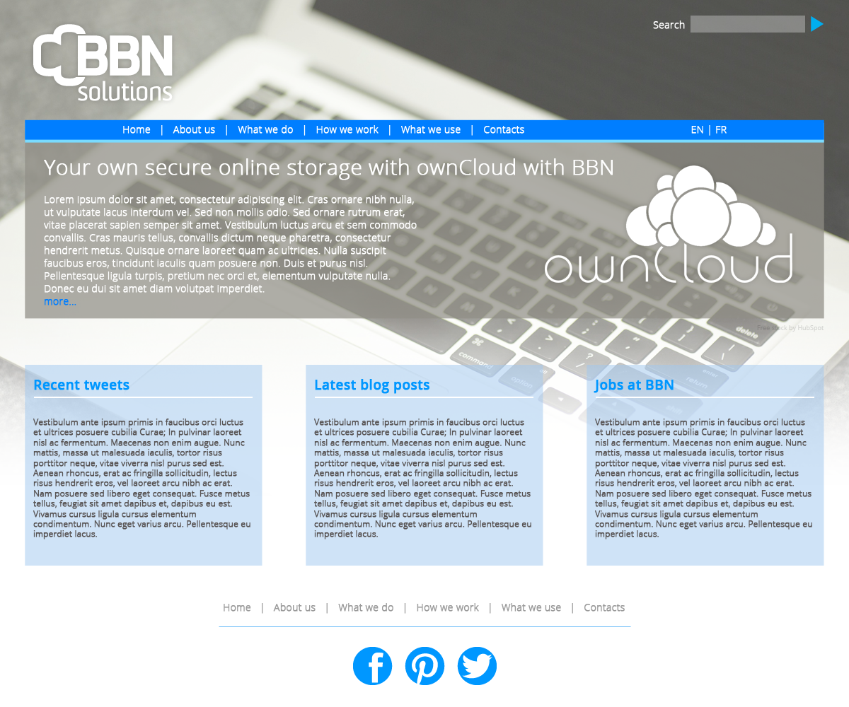 Diseño Web por Anthony para BBN Solutions | Diseño #2798905