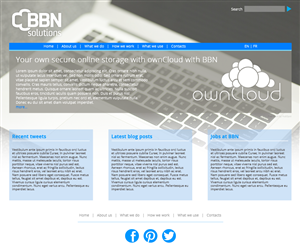 Diseño Web por Anthony para BBN Solutions | Diseño: #2798905