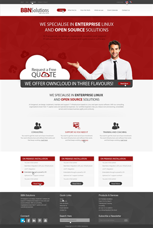 Web Design par Arsalan Ahmed pour BBN Solutions | Design : #2808110