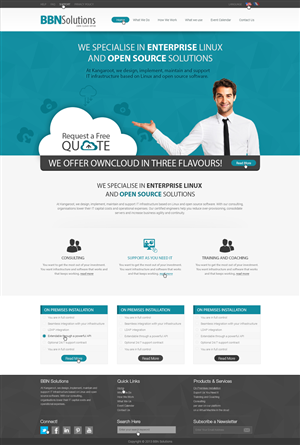Web Design par Arsalan Ahmed pour BBN Solutions | Design : #2808122