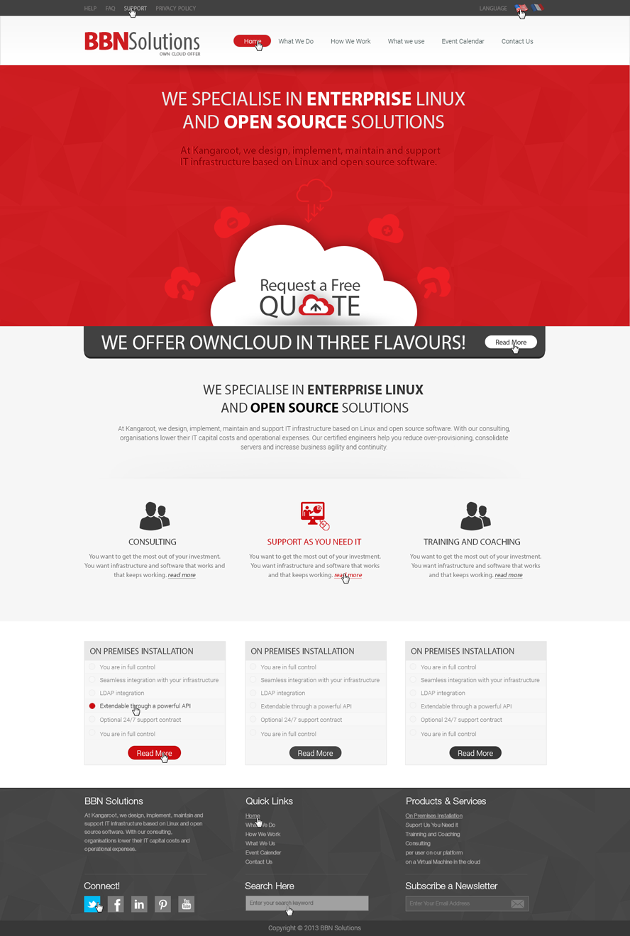 Web-Design von Arsalan Ahmed für BBN Solutions | Design #2808128