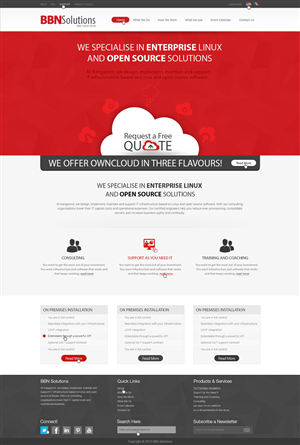 Web Design par Arsalan Ahmed pour BBN Solutions | Design : #2808128