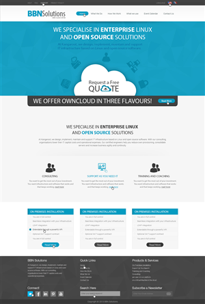 Web Design par Arsalan Ahmed pour BBN Solutions | Design : #2826437