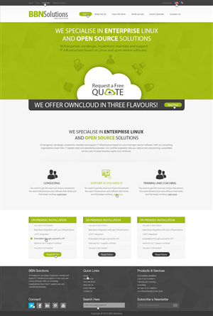Web Design par Arsalan Ahmed pour BBN Solutions | Design : #2826447