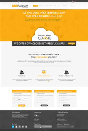 Web Design par Arsalan Ahmed pour BBN Solutions | Design : #2826452