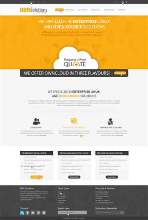 Web Design par Arsalan Ahmed pour BBN Solutions | Design : #2845009