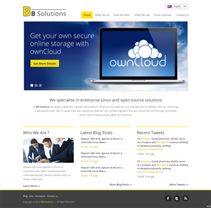 Diseño Web por pb para BBN Solutions | Diseño: #2795380