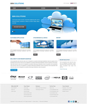 Diseño Web por pb para BBN Solutions | Diseño: #2795385