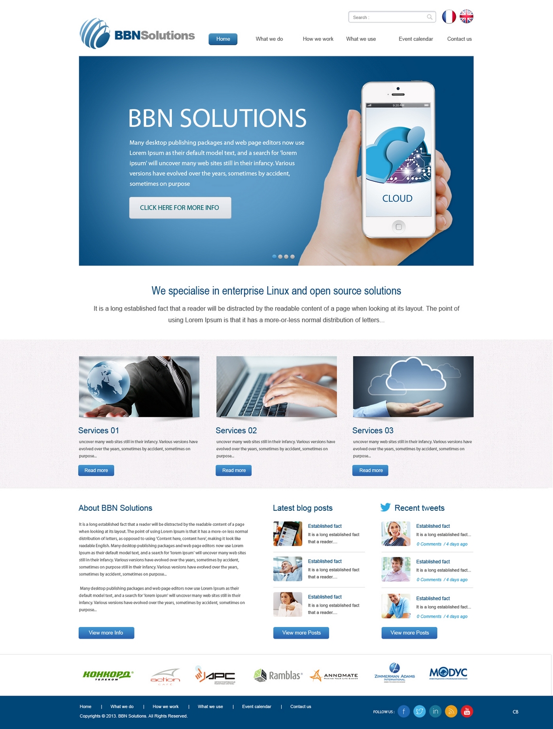 Web-Design von pb für BBN Solutions | Design #2795388