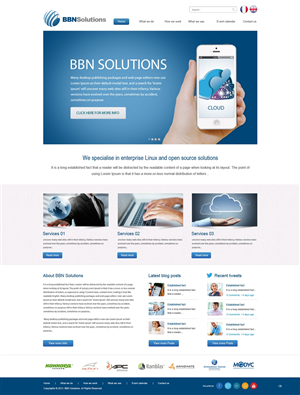 Diseño Web por pb para BBN Solutions | Diseño: #2795388