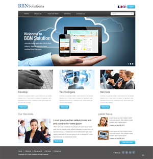Diseño Web por pb para BBN Solutions | Diseño: #2795389