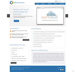 Diseño Web por pb para BBN Solutions | Diseño: #2795398