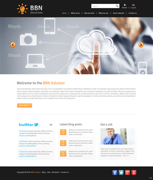 Web Design by pb for BBN Solutions | Design #2795400