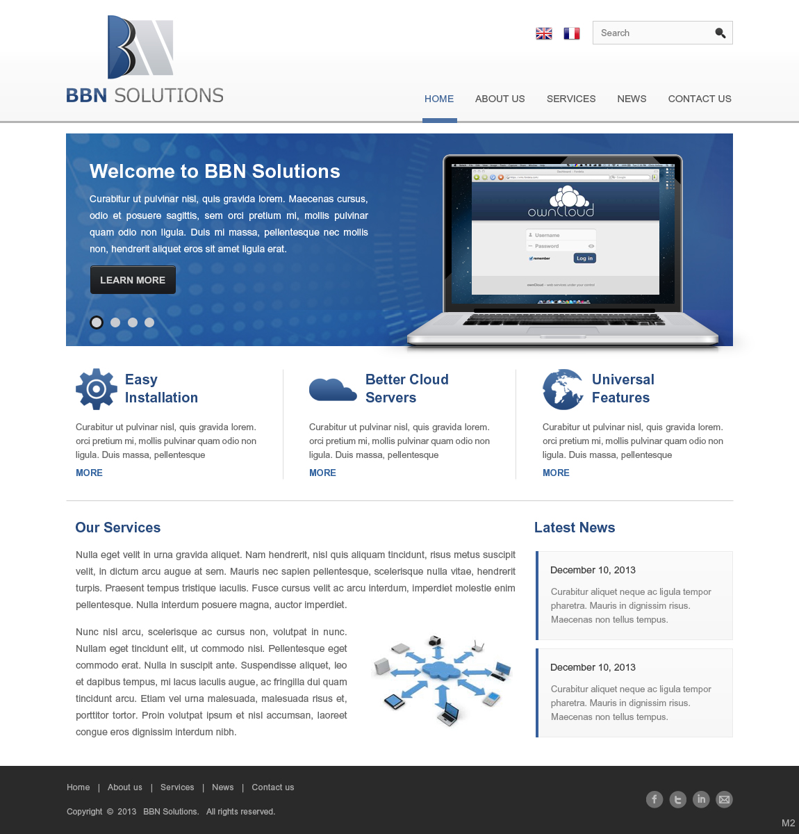 Web-Design von pb für BBN Solutions | Design #2795407