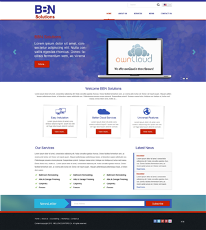 Diseño Web por pb para BBN Solutions | Diseño: #2810830
