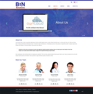 Diseño Web por pb para BBN Solutions | Diseño: #2830511