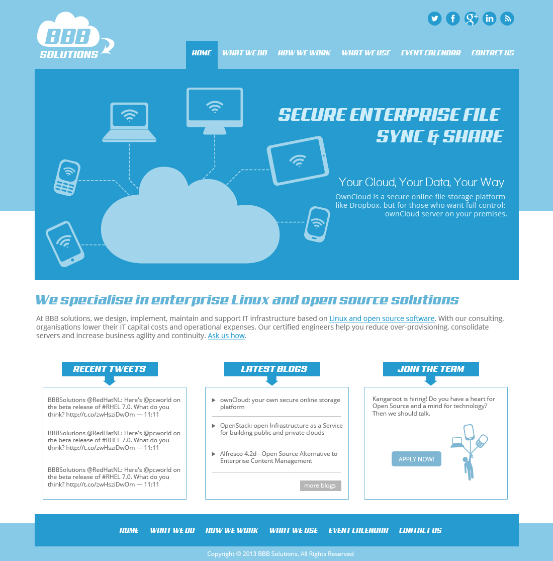 Diseño Web por jeckx2 para BBN Solutions | Diseño #2854645