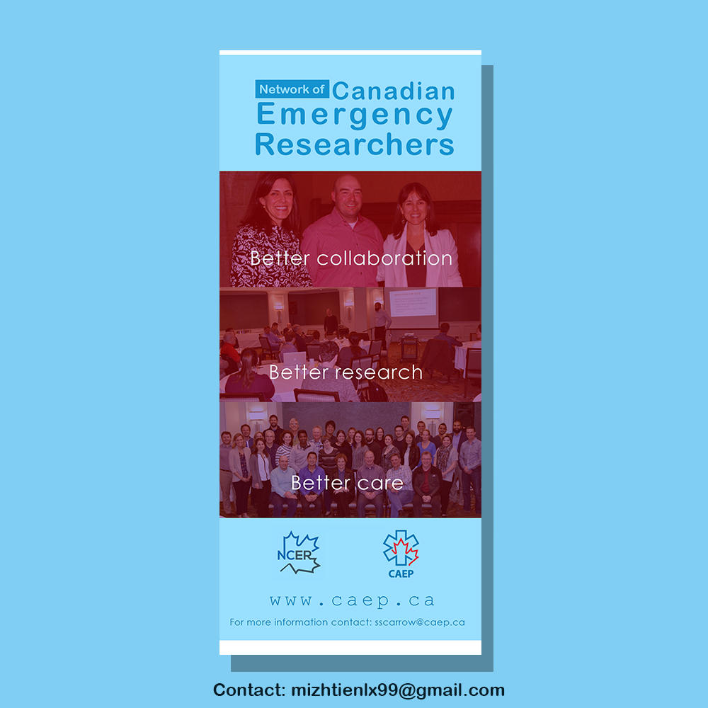 Poster-Design von Minh Tien für Canadian Association of Emergency Physicians | Design #18162580