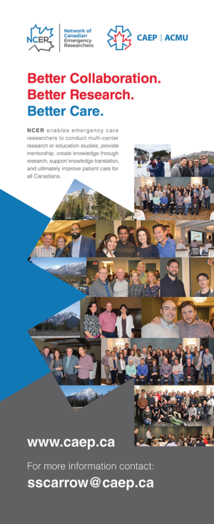 Poster-Design von Lee @ LoleepopDesign für Canadian Association of Emergency Physicians | Design: #18592301