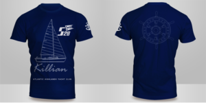 Killian Sailboat Racing T-shirt Design  | Diseño de Camiseta por Kero