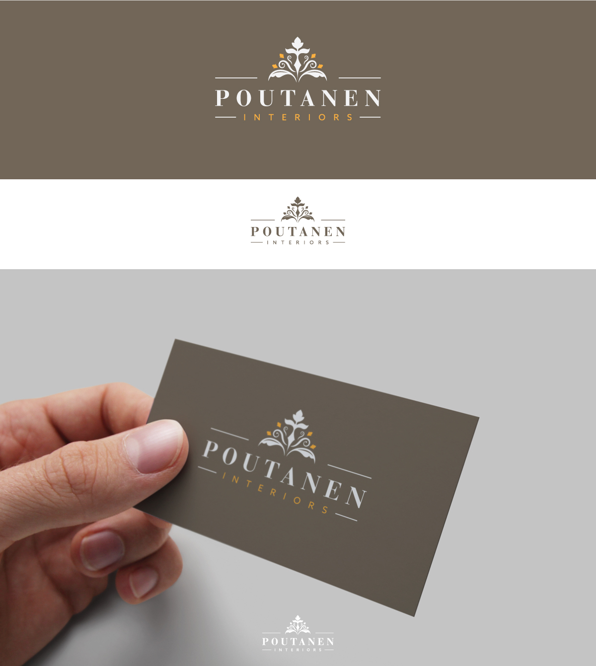 Diseño de Logo por ultramarin para Poutanen Interiors | Diseño #18134978