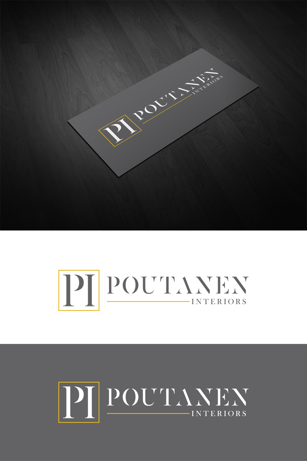 Logo Design by widodo for Poutanen Interiors | Design #18129463