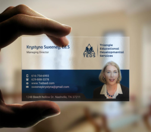 Visitenkarten-Design von INDIAN_Ashok für Triangle Educational Developmental Services | Design: #18133546