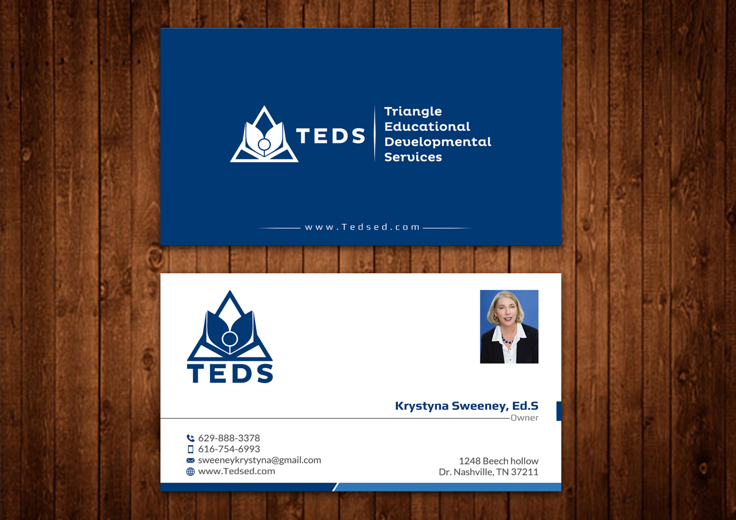 Business Card Design by Alaminenterprise for Triangle Educational Developmental Services | Design #18198415