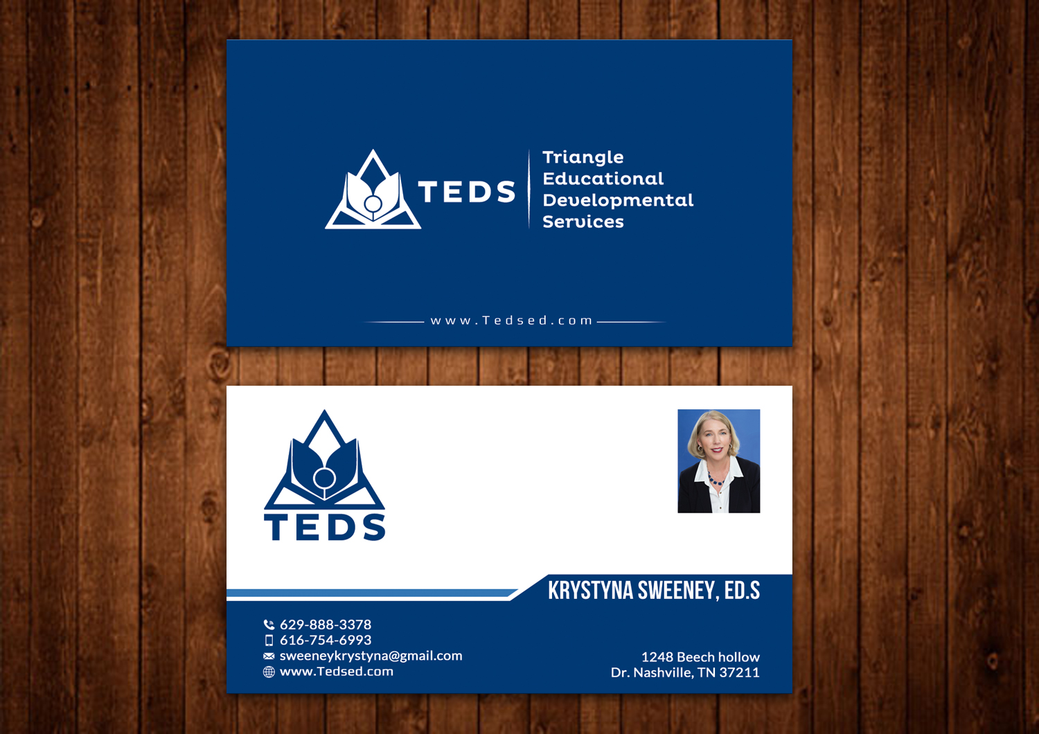 Business Card Design by Alaminenterprise for Triangle Educational Developmental Services | Design #18198476