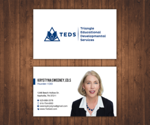 Business Card Design by Stylez Designz for Triangle Educational Developmental Services | Design: #18221516