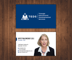 Business Card Design by Stylez Designz for Triangle Educational Developmental Services | Design: #18221517