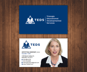 Business Card Design by Stylez Designz for Triangle Educational Developmental Services | Design: #18221518