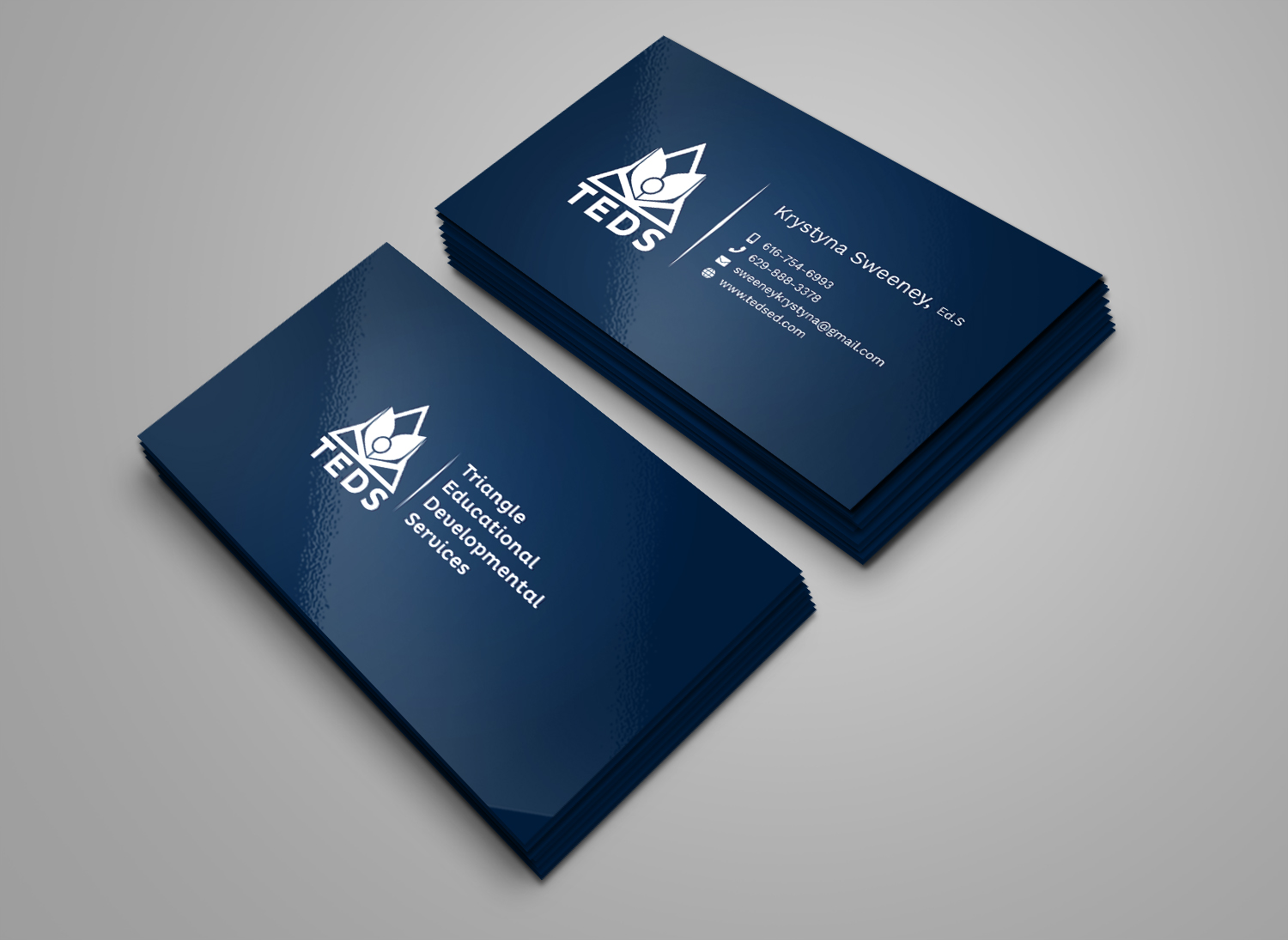 Visitenkarten-Design von ArtGallery für Triangle Educational Developmental Services | Design #18220459
