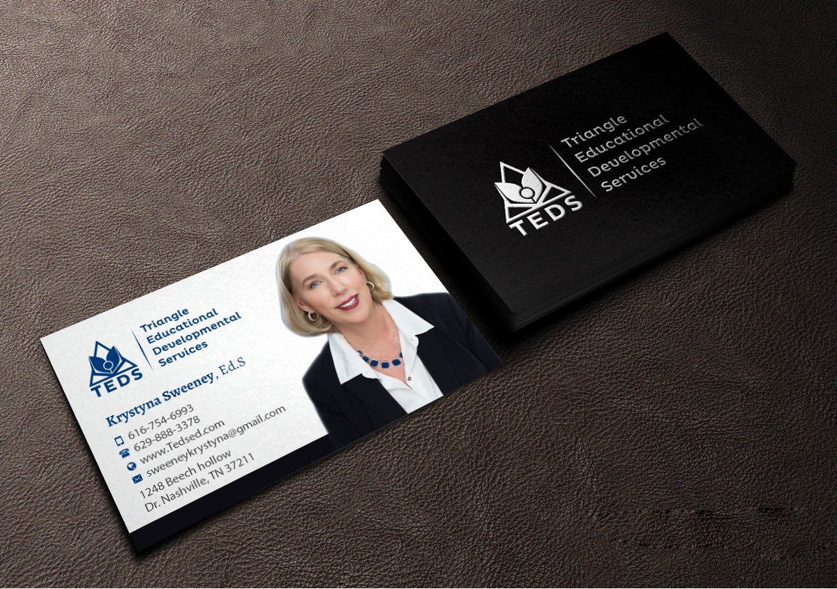 Design de Carte de Visite par Creations Box 2015 pour Triangle Educational Developmental Services | Design #18134242