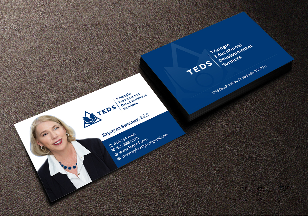 Business Card Design by Creations Box 2015 for Triangle Educational Developmental Services | Design #18138386