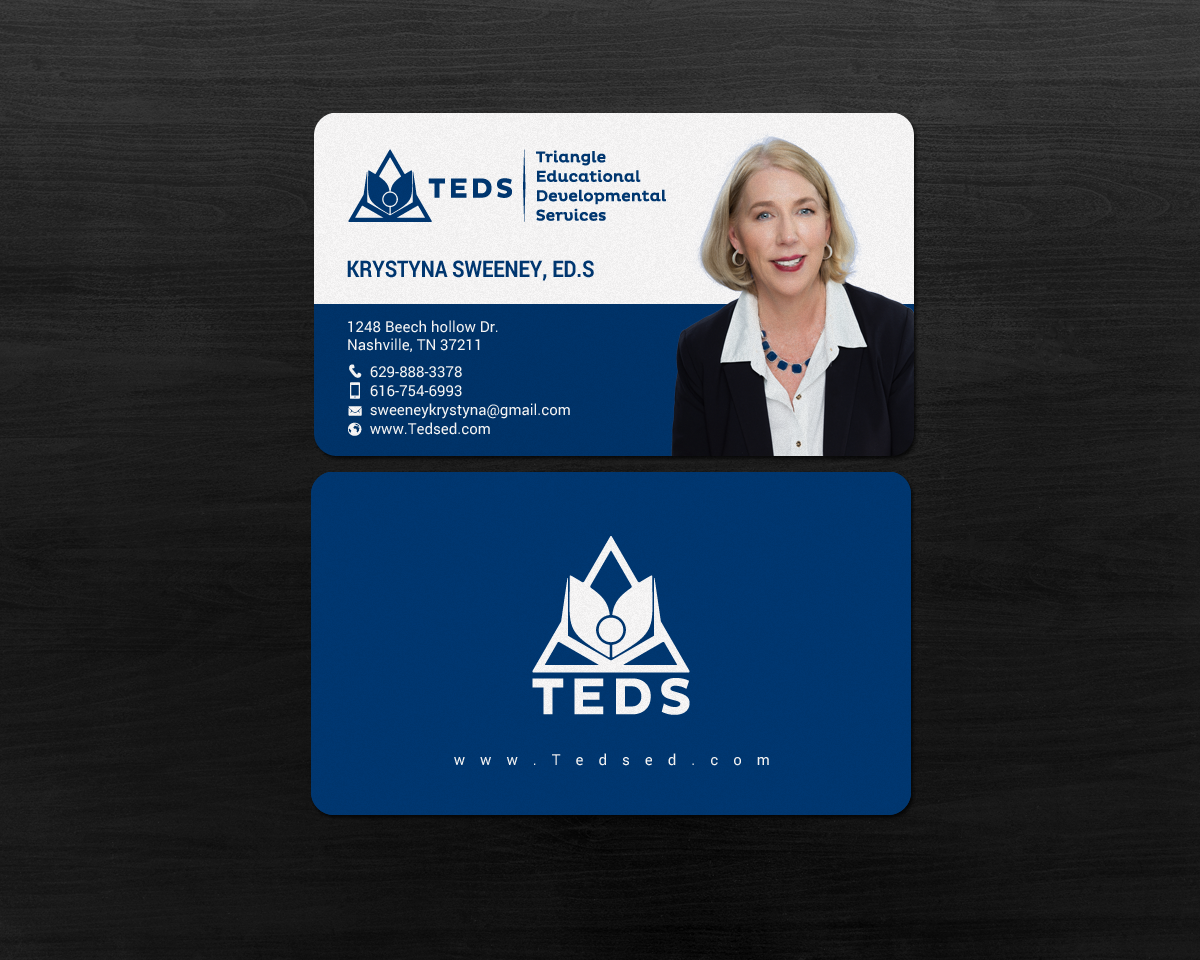 Business Card Design by chandrayaan.creative for Triangle Educational Developmental Services | Design #18133370