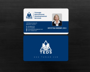Diseño de Tarjeta de Presentación por chandrayaan.creative para Triangle Educational Developmental Services | Diseño: #18133371