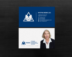 Diseño de Tarjeta de Presentación por chandrayaan.creative para Triangle Educational Developmental Services | Diseño: #18133395