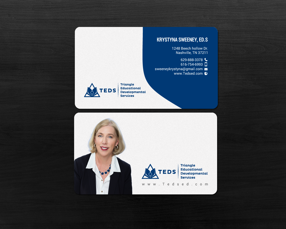 Business Card Design by chandrayaan.creative for Triangle Educational Developmental Services | Design #18133397