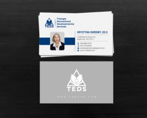 Visitenkarten-Design von chandrayaan.creative für Triangle Educational Developmental Services | Design #18136972