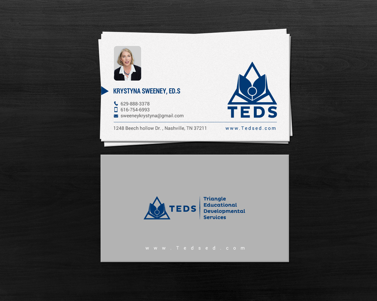 Business Card Design by chandrayaan.creative for Triangle Educational Developmental Services | Design #18136981