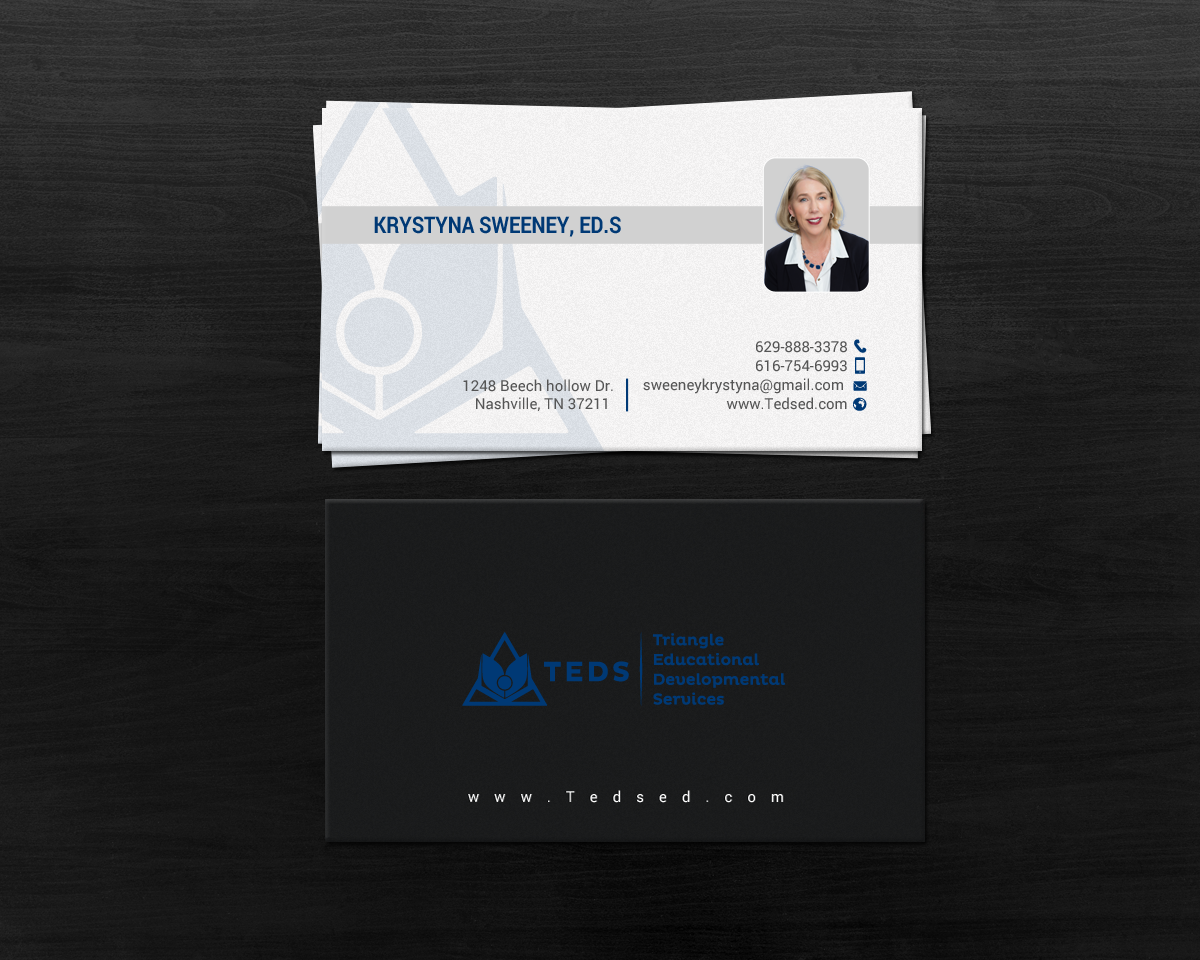 Business Card Design by chandrayaan.creative for Triangle Educational Developmental Services | Design #18136983