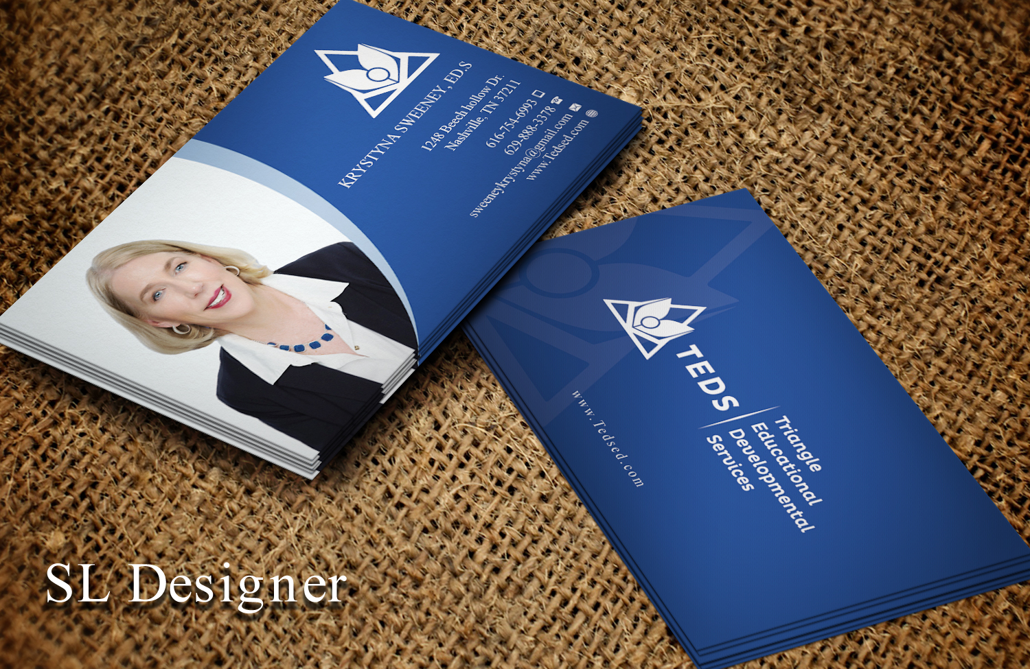 Visitenkarten-Design von SL Designer für Triangle Educational Developmental Services | Design #18136142