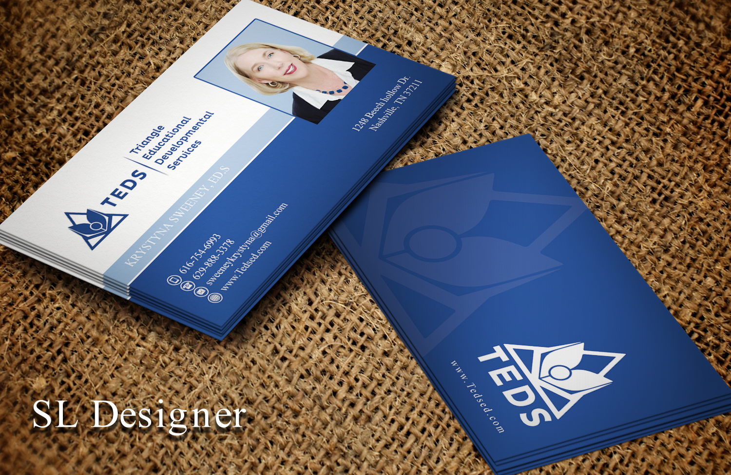 Diseño de Tarjeta de Presentación por SL Designer para Triangle Educational Developmental Services | Diseño #18136148