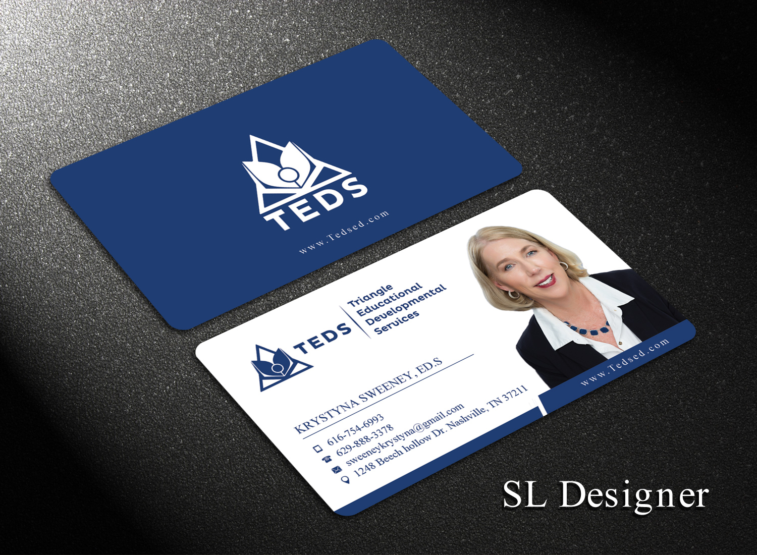 Diseño de Tarjeta de Presentación por SL Designer para Triangle Educational Developmental Services | Diseño #18136161