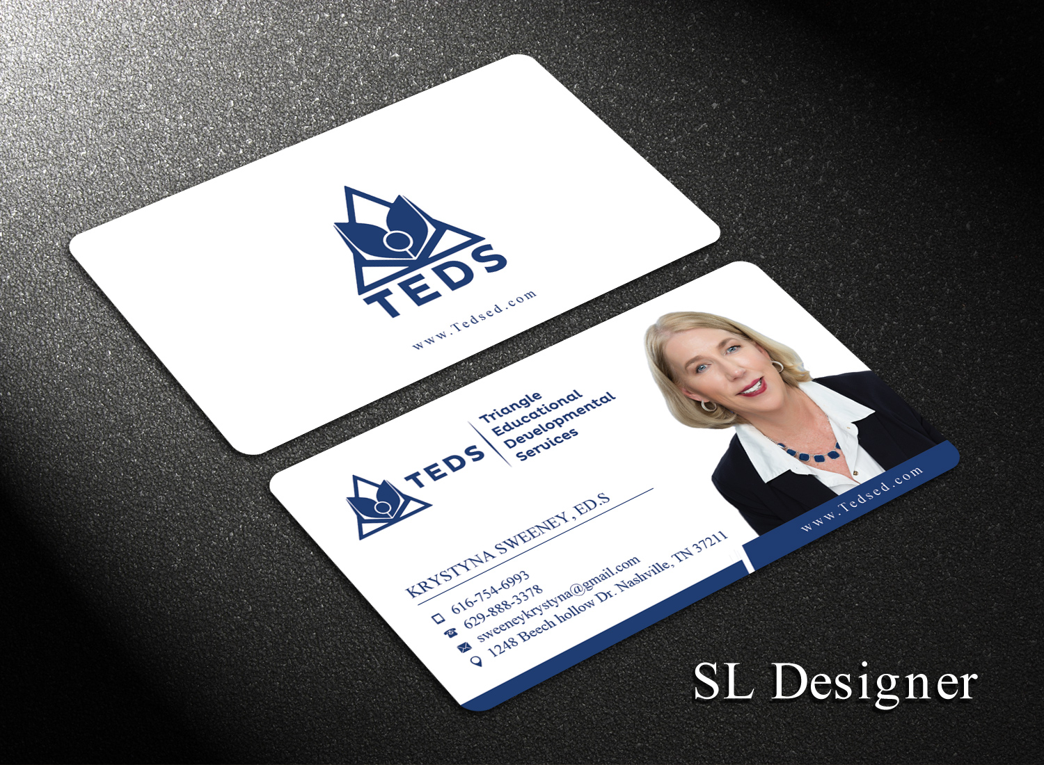 Diseño de Tarjeta de Presentación por SL Designer para Triangle Educational Developmental Services | Diseño #18136164