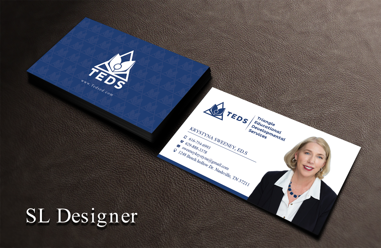 Business Card Design by SL Designer for Triangle Educational Developmental Services | Design #18136234