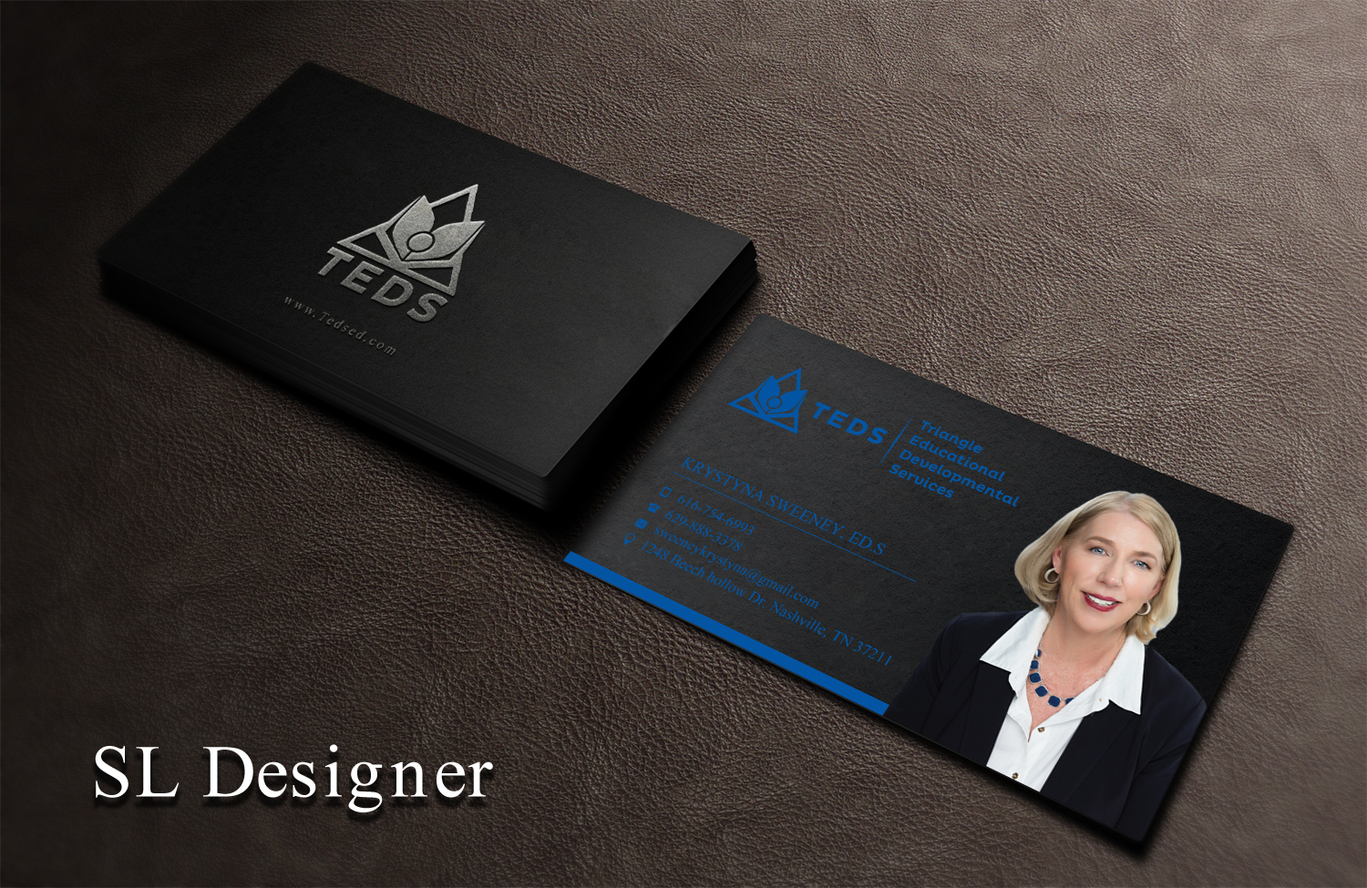 Diseño de Tarjeta de Presentación por SL Designer para Triangle Educational Developmental Services | Diseño #18136238